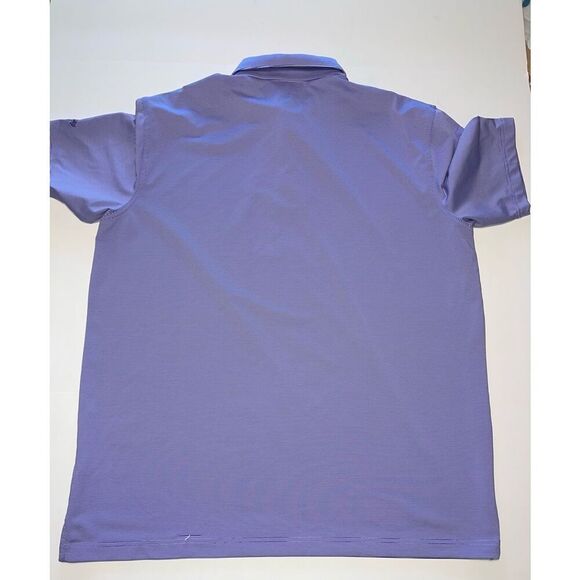 Callaway Opti-Dri Golf Shirt Men‎ XL Purple Stripe Performance Stretch A24 - Picture 6 of 7